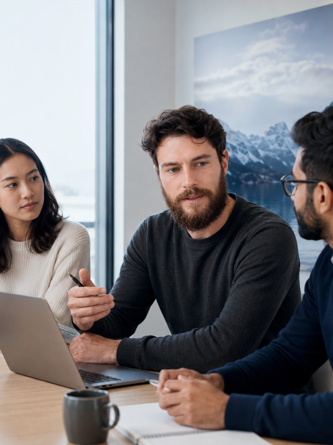 Corporate Norwegian language training session