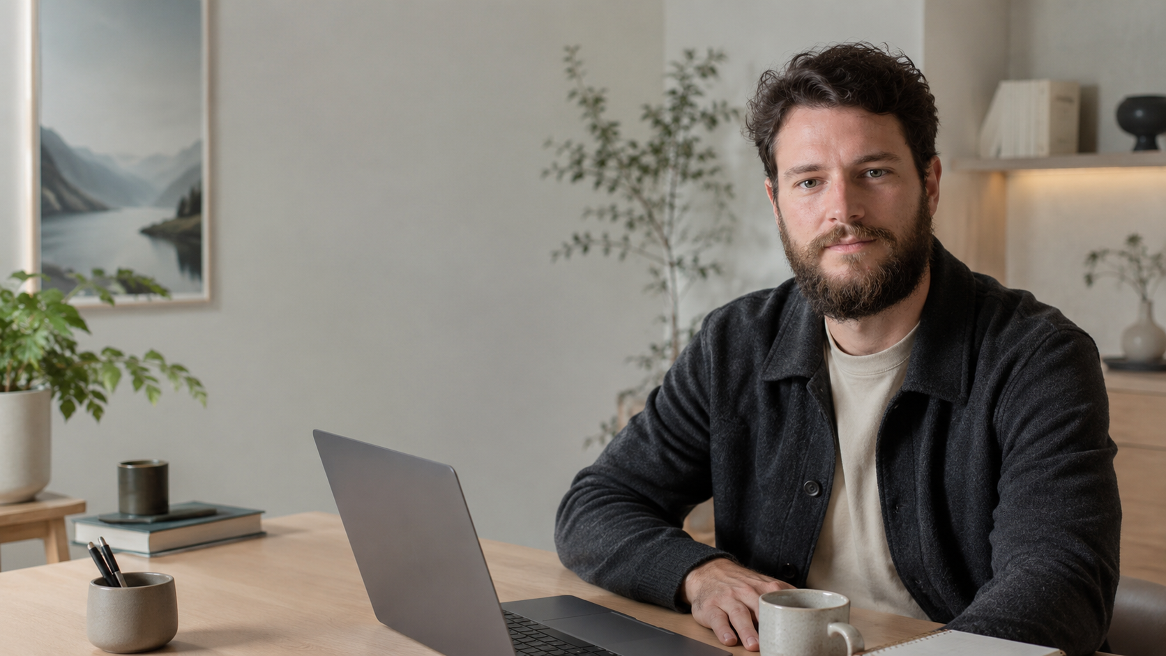 Calm, focused online Norwegian lesson